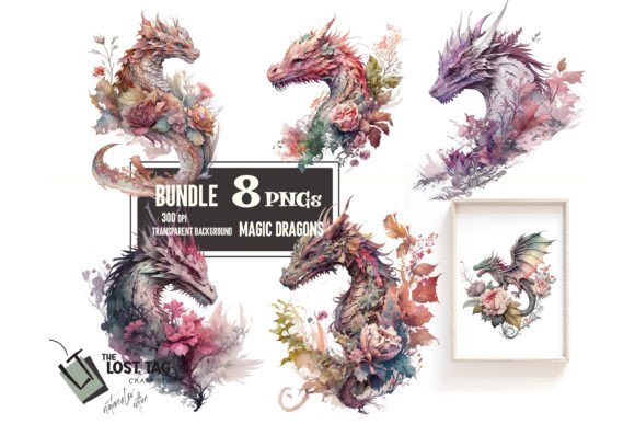 Download Fairy Dragon Png Bundle Sublimation Pod - Fairy dragon Collection