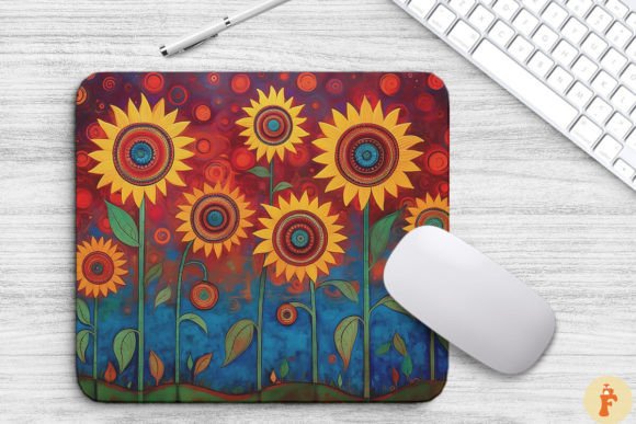 Download Mexican Folk Art Sunflowers - Flowers Collection