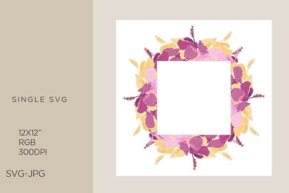 Download Hibiscus Flowers Tropic Frame - Flowers Collection