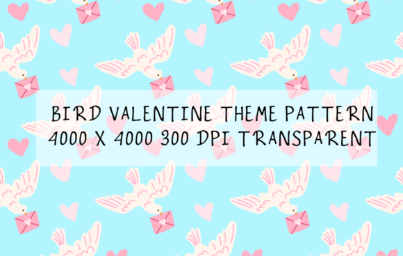 Download Aesthetic Bird Valentine Theme Pattern - Aesthetic bird Collection