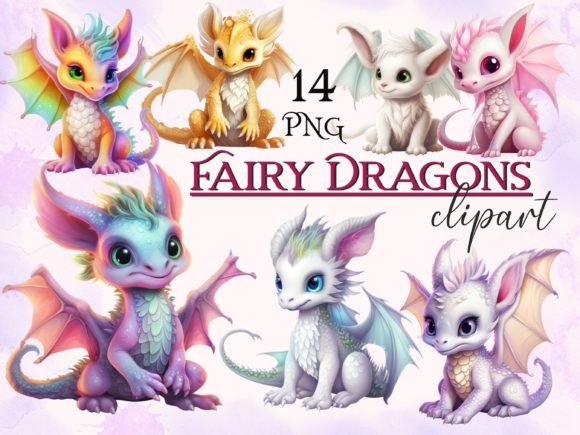 Download Fairy Dragon, Magic Creatures Clipart - Fairy dragon Collection