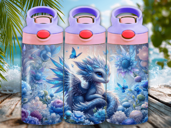 Download Purple Butterfly Fairy Dragon Tumbler - Premium Resources